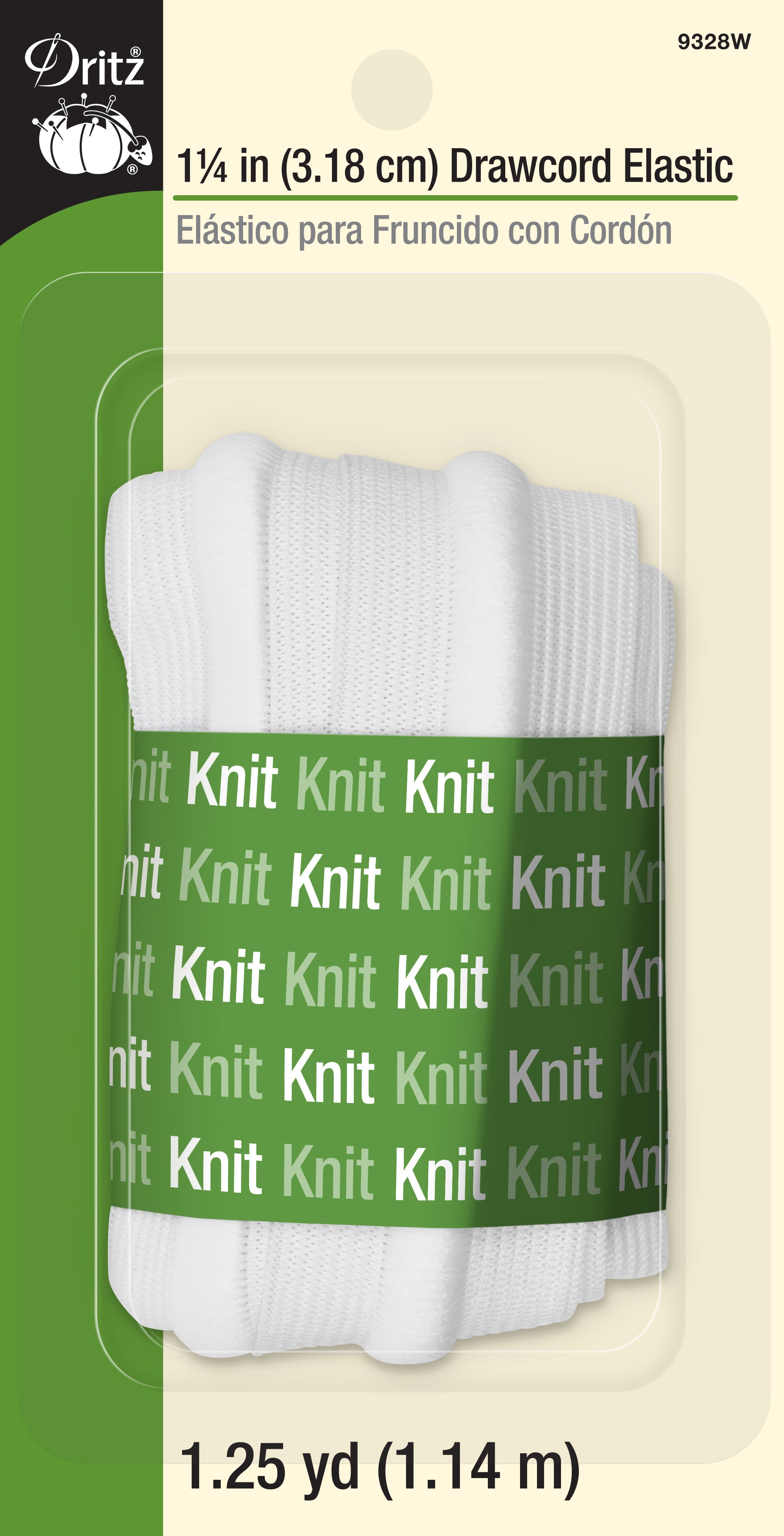  Dritz Fold-Over Elastic 1'X7yd-White : Arts, Crafts & Sewing