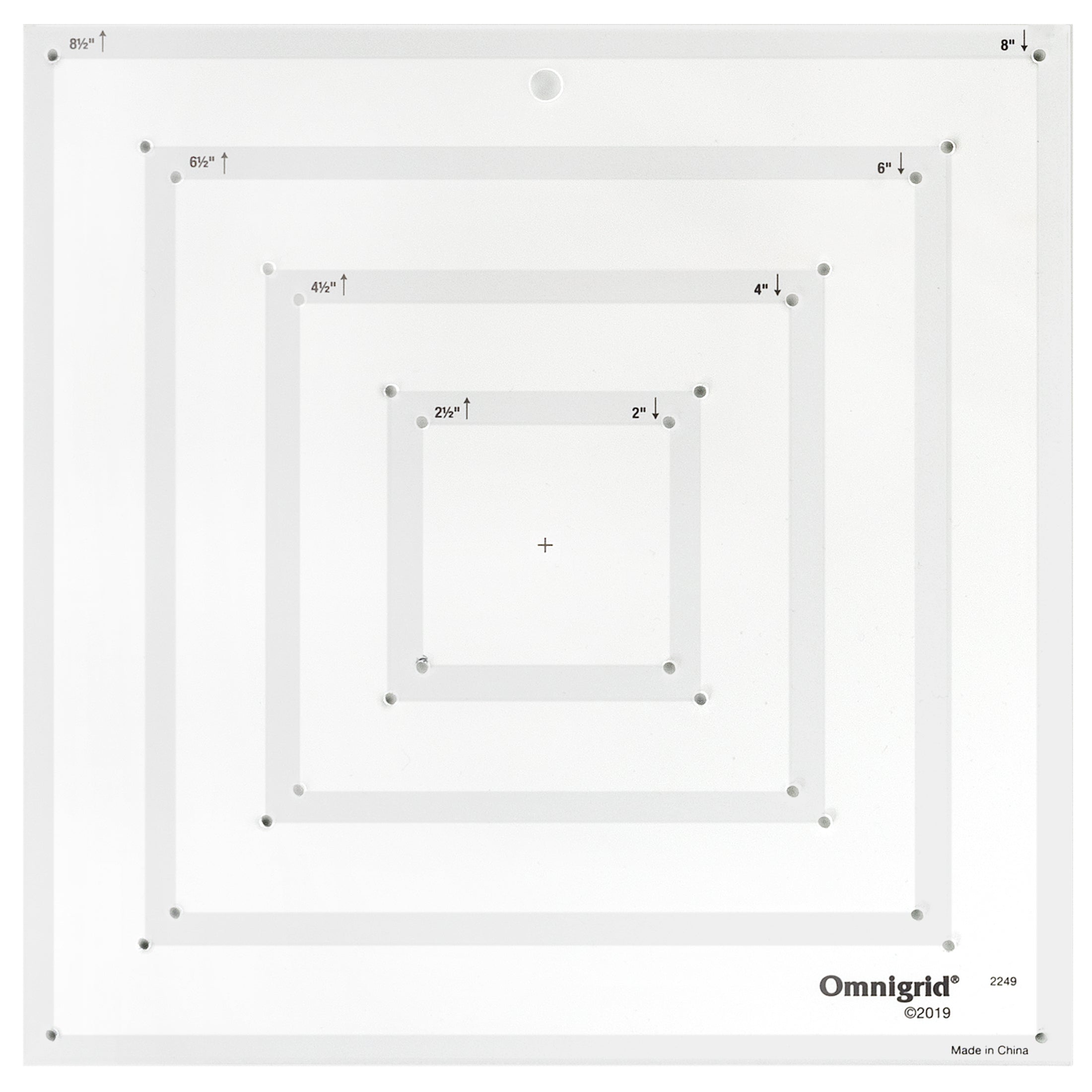 No Melt Mylar Template 12 x 18