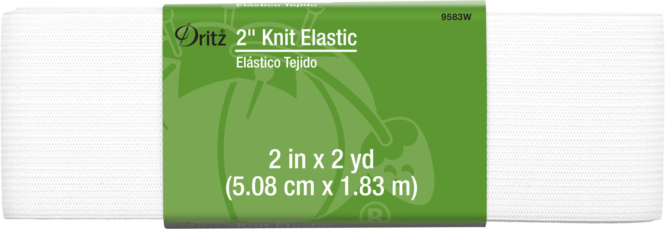 Sale Elastic ~ Non-roll Elastic Width 1 White (30 Inches / Pack)