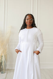Long Sleeved Scrub Dress Hazel Jasmine