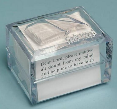 Promise Box Card Our Daily Bread with Scripture Cards & Card Stock