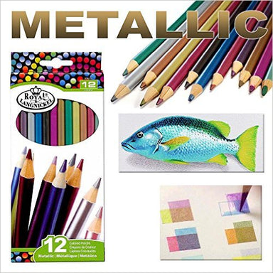 Metallic & Glitter Gel Pen Set - 12pc