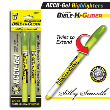 5 Dry Bible Highlighters, No Bleed or Smear, Bible Journaling Inductive  Study, Bible Study Kit Markers, Highlighters, Pens Accu-gel 