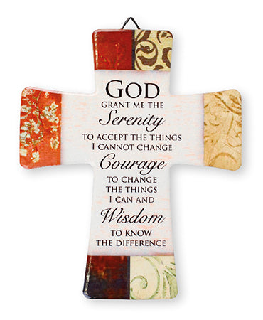 serenity prayer cross shape