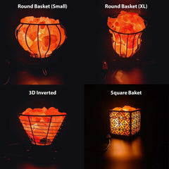 Himalayan Pink Salt Lamp Baskets