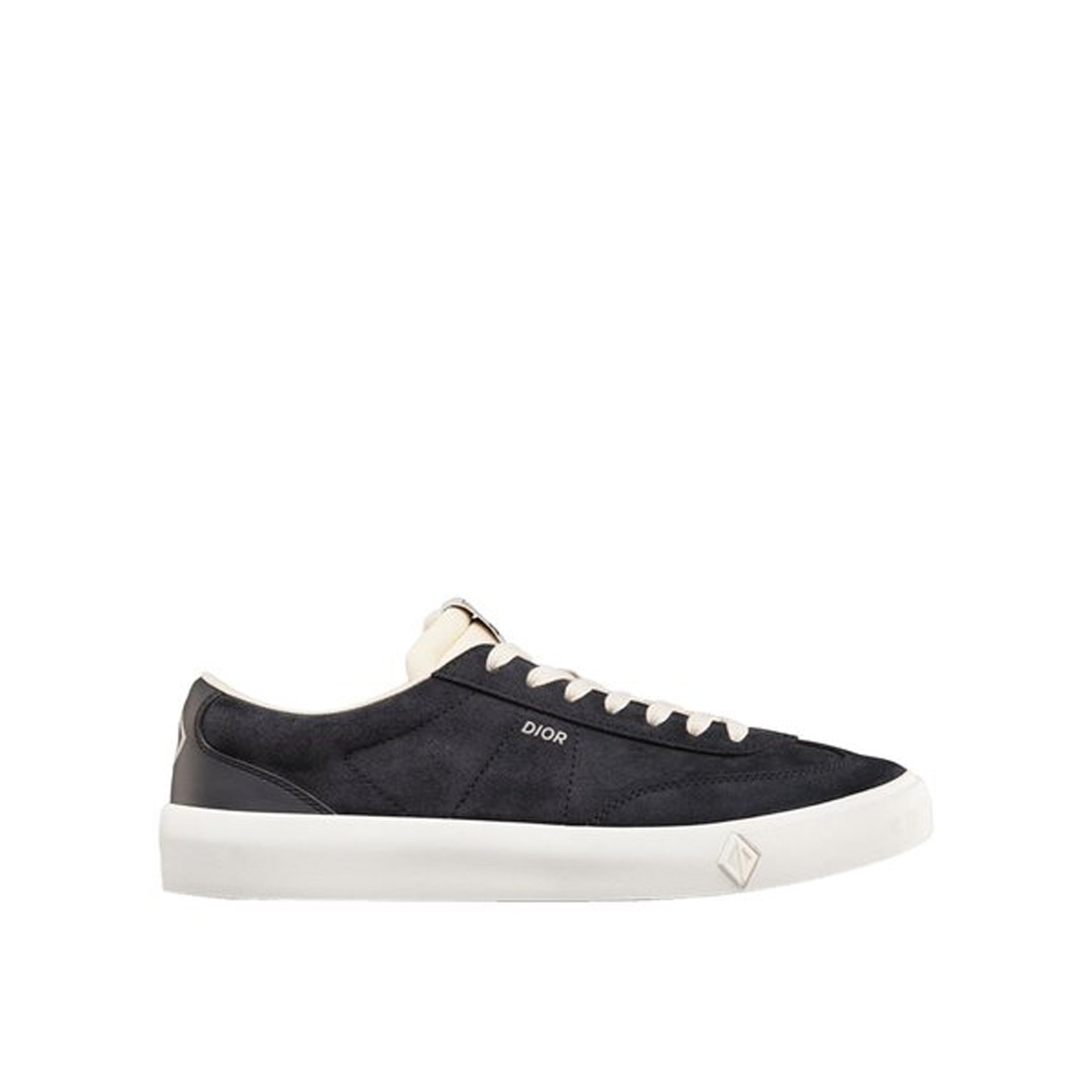 Dior B101 Deep-blue Suede Sneakers In Black