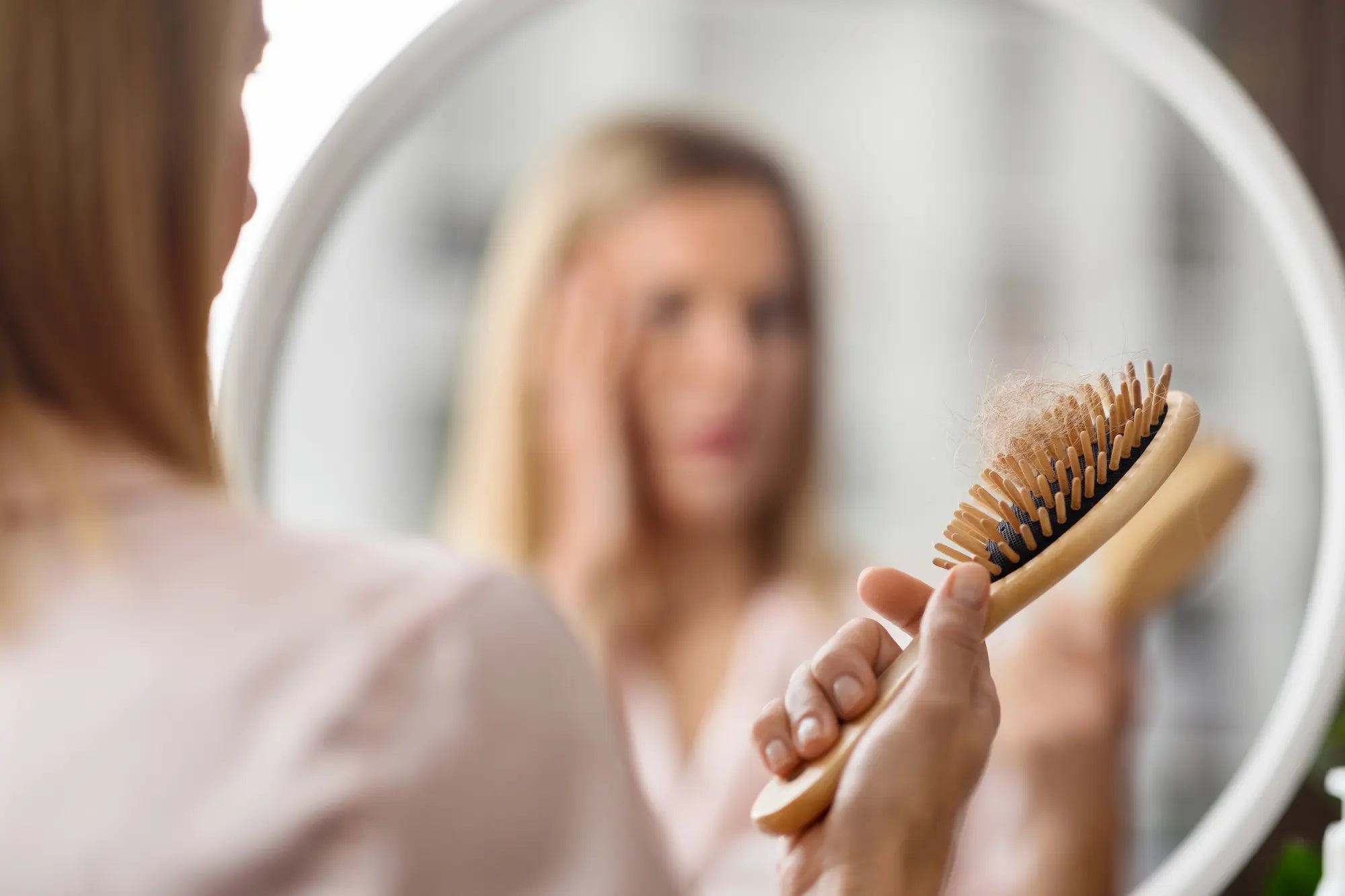 hair loss while brushing