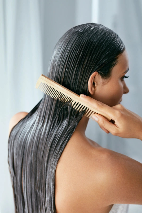 preparing hair for your hair wash routine