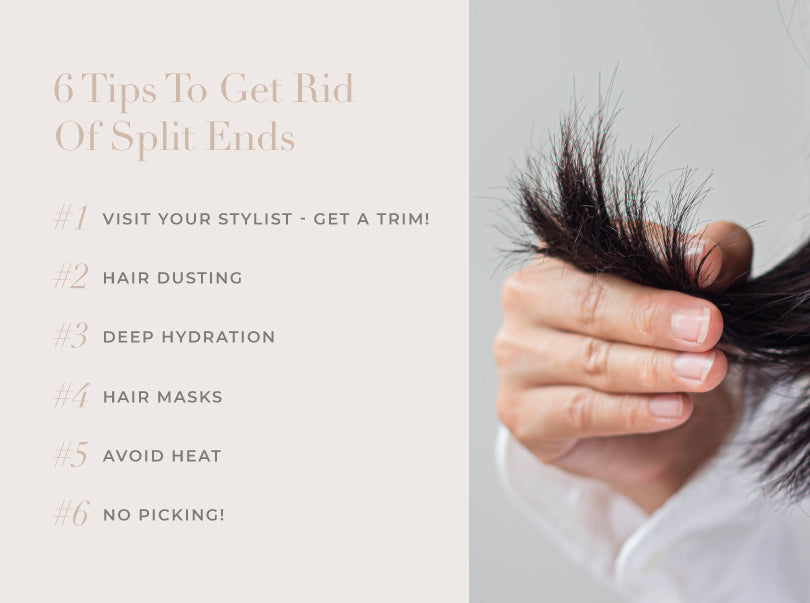 how to get rid of split ends