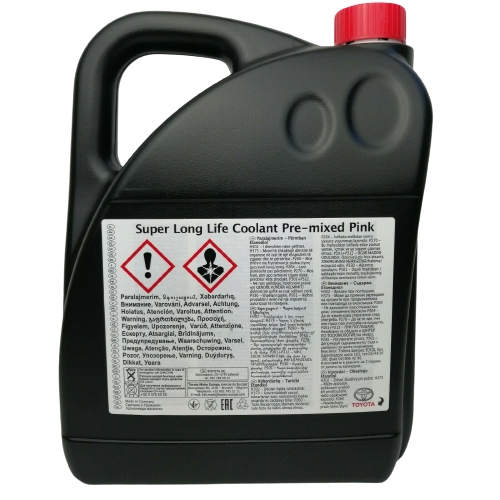 GENUINE TOYOTA PINK COOLANT SUPER LONG LIFE 5L EHYBRID