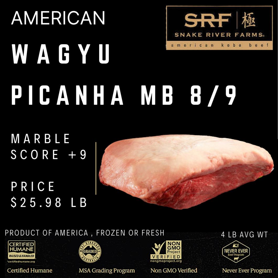 American Wagyu Picanha Mb8 9 By Snake Rivers Sierra Foods Provision