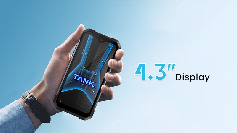 4.3-Inch Mini Rugged Smartphone with Laser Rangefinder