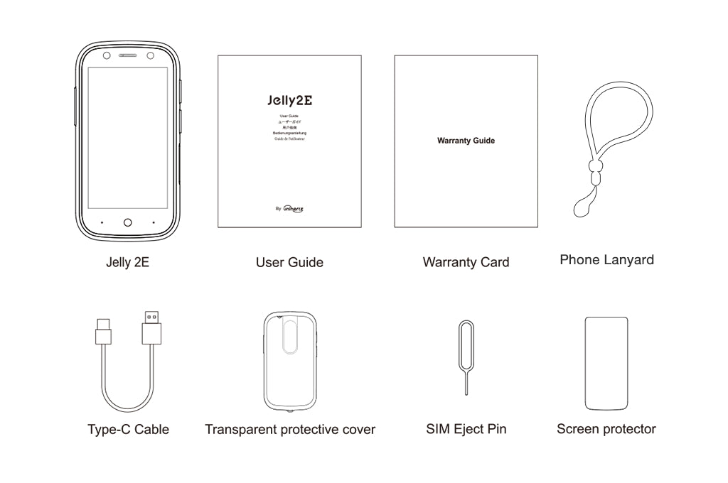 Unihertz Jelly 2E - In the Box