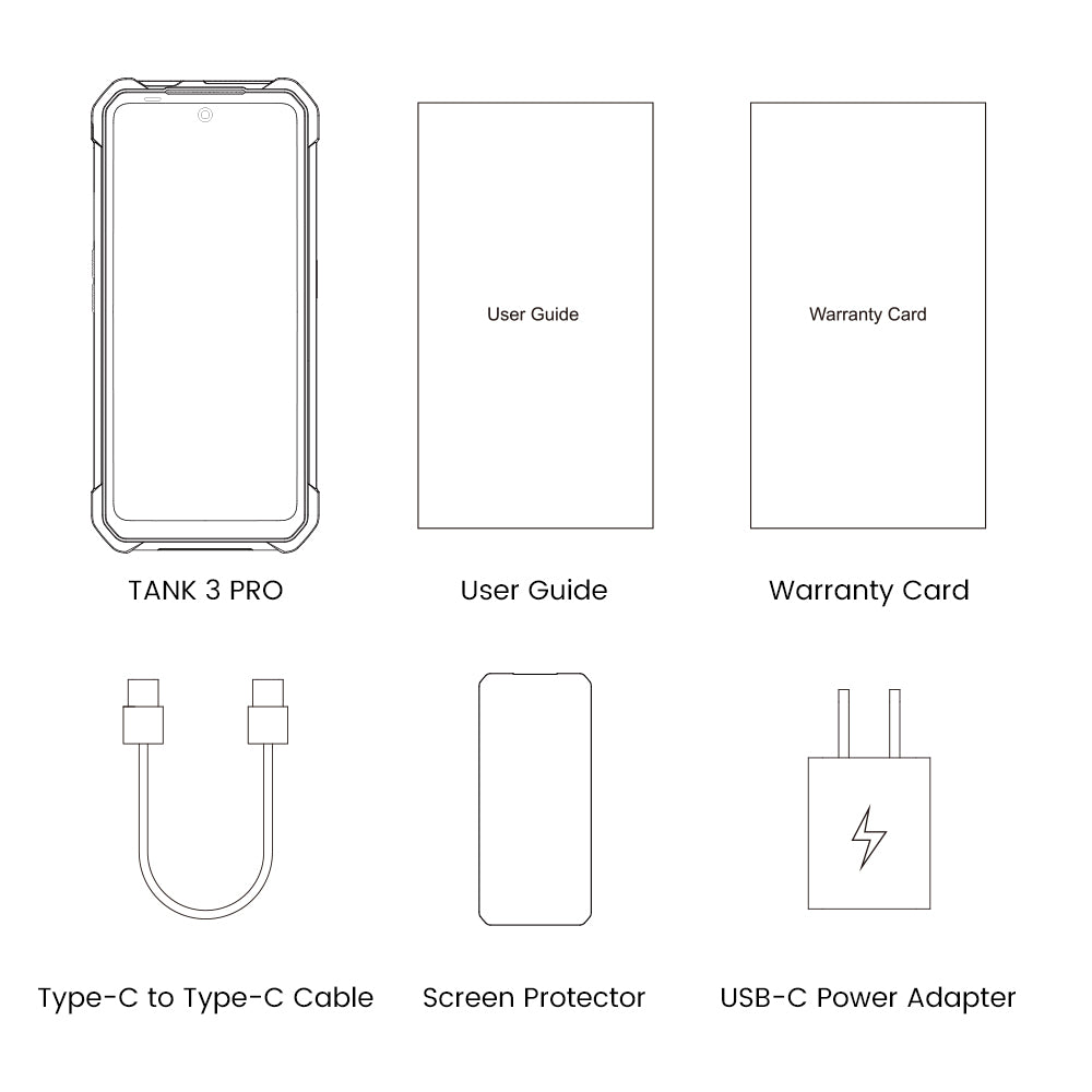 Unihertz Tank 3 Pro - In the Box