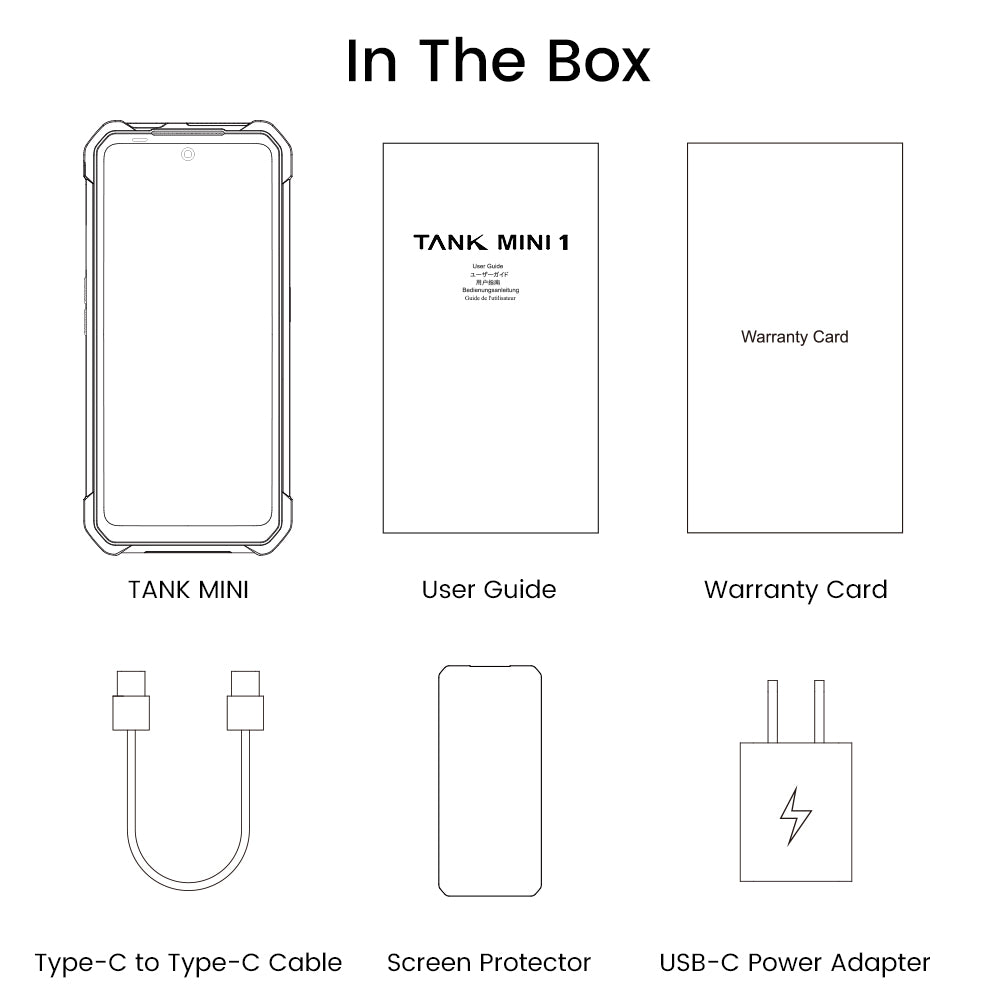 Unihertz Tank Mini - In the Box