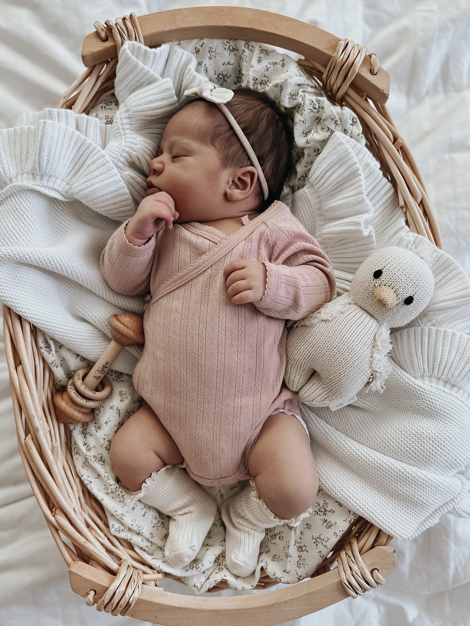 Our rattles are made with care and attention to detail, this rattle is perfect for newborns and young babies to hold and play with, and can even be passed down as a family heirloom. 