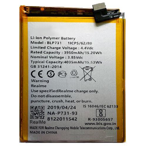 Original BLP771 Battery for Oppo Realme Narzo 10 | Realme 6i Battery with 1  Year Warranty *** (Original Battery 0210)