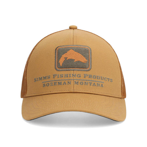 Simms Trout Icon Trucker Regiment Camo Carbon — The Flyfisher