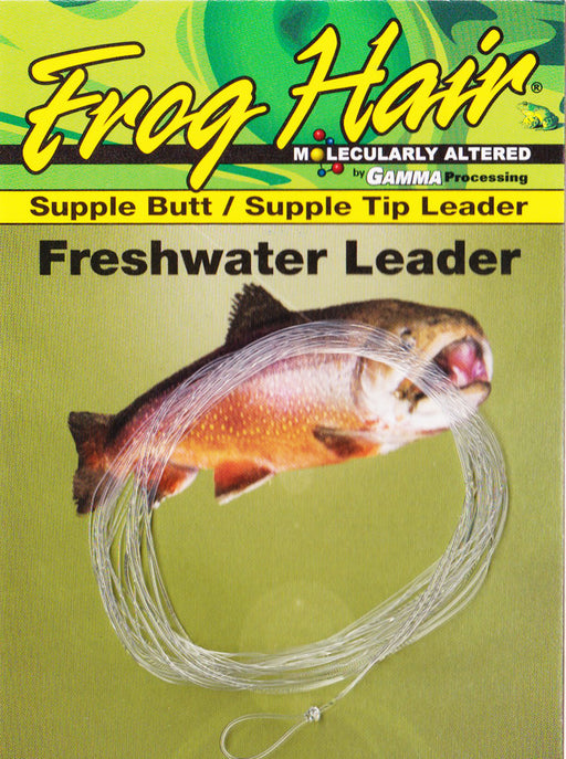 Frog Hair Fluorocarbon Tapered Leaders 9ft — The Flyfisher