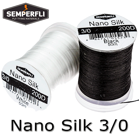 Semperfli Nano Silk 100 Denier Predator 6/0 109 yards — First Drift Fly Co