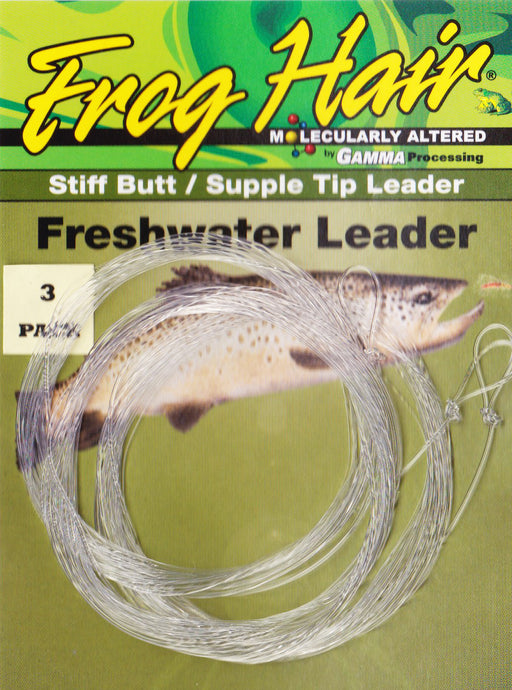 Frog Hair Fluorocarbon Tapered Leaders 9ft — The Flyfisher