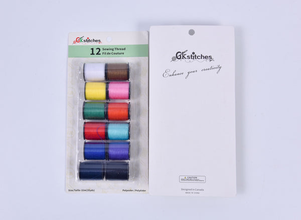 12 pcs Bobbins class 15 – Gkstitches