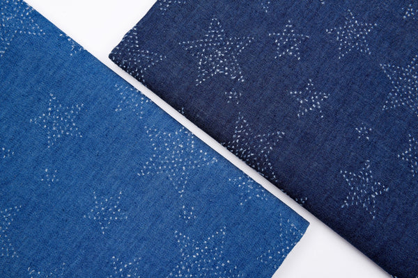 C02 Jacquard Fabric Denim Blue – FabricViva