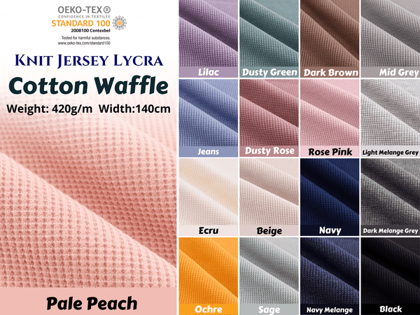 Wholesale Custom High Quality 100% Cotton Waffle Knit Clothing Fabric with  Good Price - China Cotton Waffle Fabric and Poly Cotton Waffle Fabric price