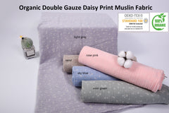 100% ORGANIC Double Gauze Plain Fabric