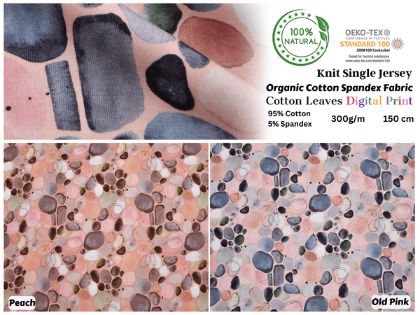 Shop Cotton Spandex Heart Design Fabric online