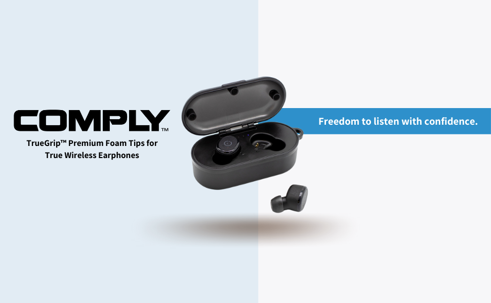 TrueGrip™ Pro TW-170-A Memory Foam Earbud Tips