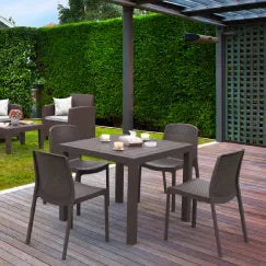 Cedarattan 4-seater Outdoor Dining Set of Table & Chairs