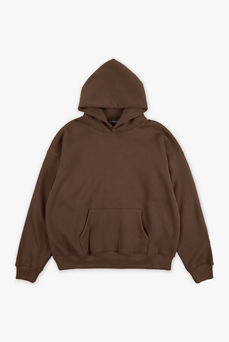 brown sweatshirt