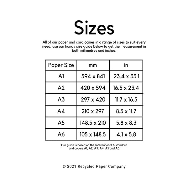 size chart dimensions