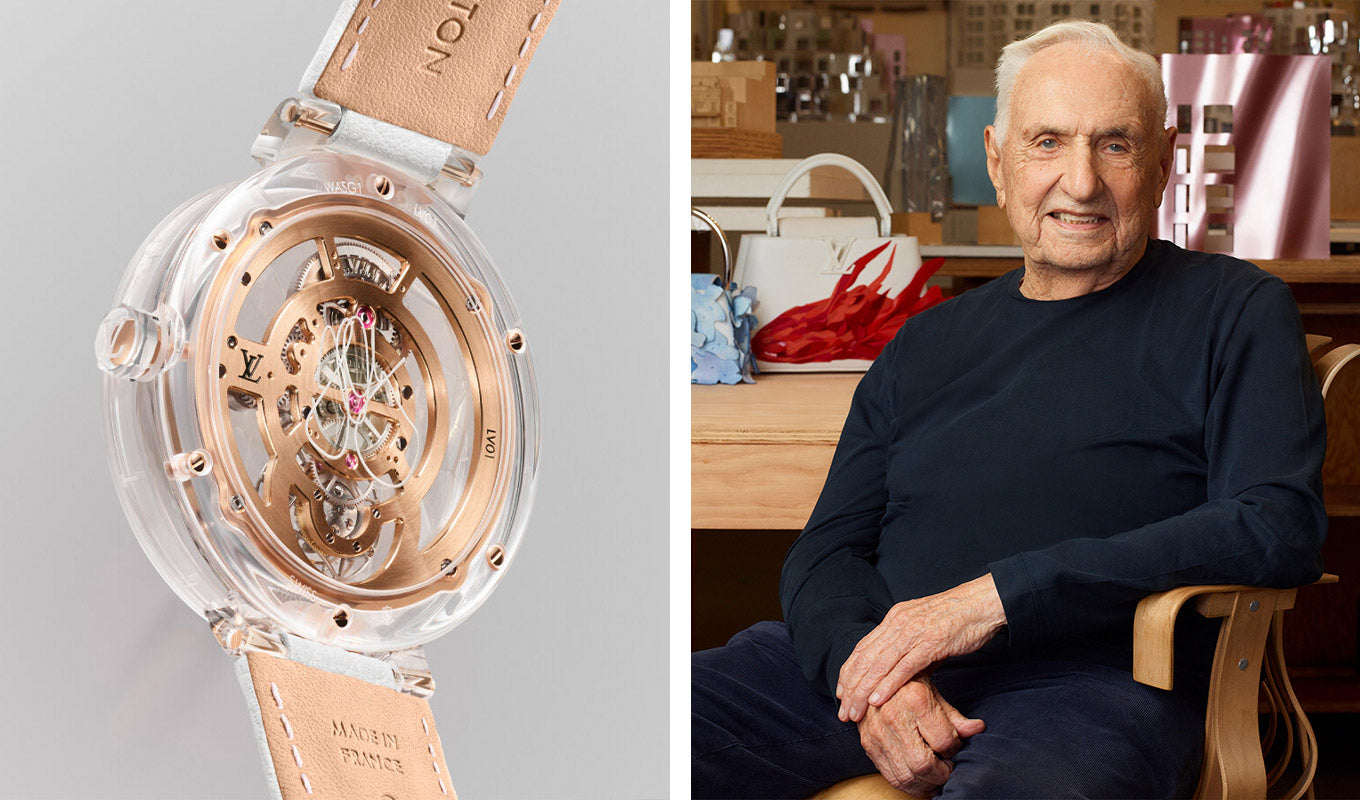 Exclusive Frank Gehry Louis Vuitton Watch