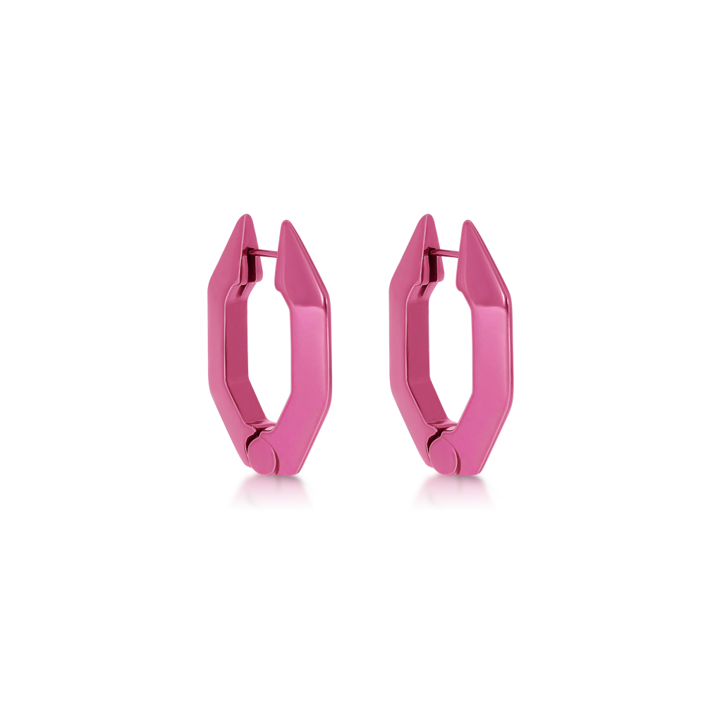 Amiz Pink Earrings (8217118277900)