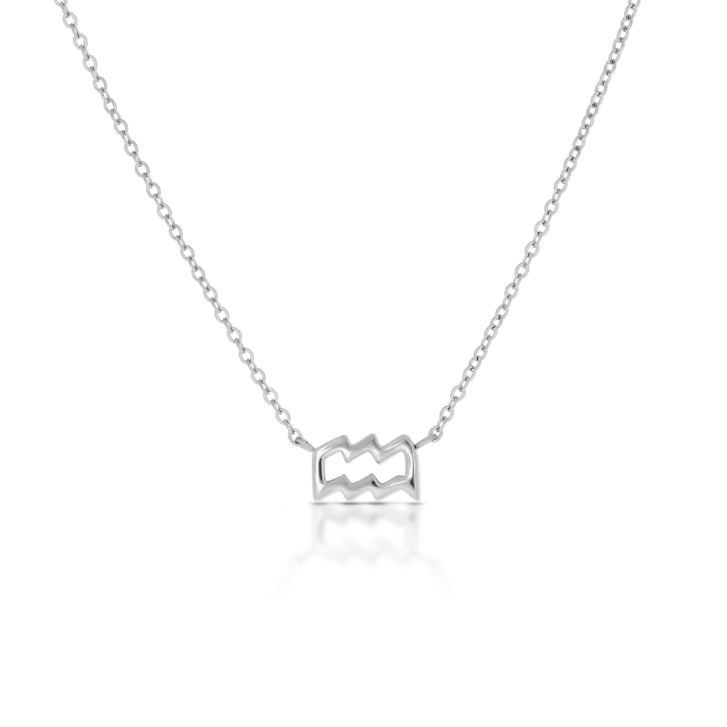 Nano Zodiac Necklace (Aquarius) - Diamond Necklace - IF & Co.