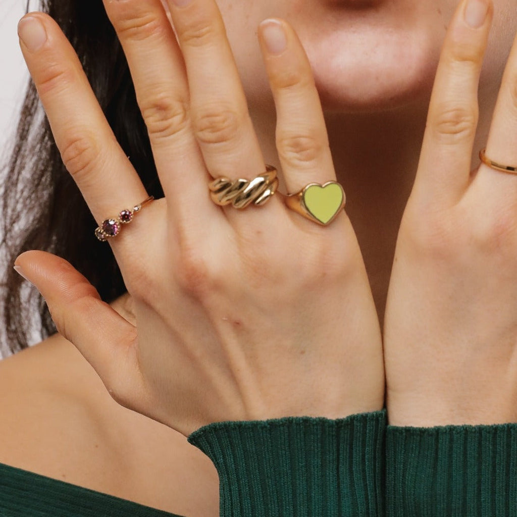 Lime Passion Ring  Hey Harper (6620084306033)