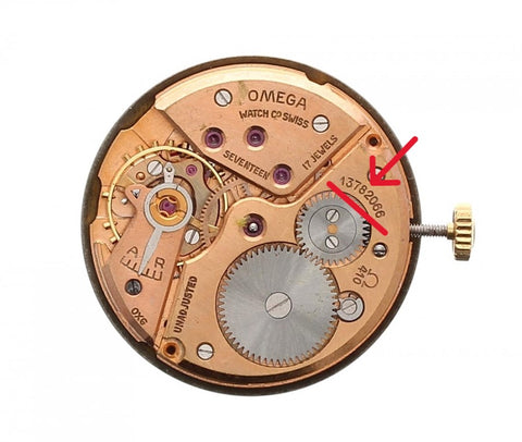 vintage omega movement serial no