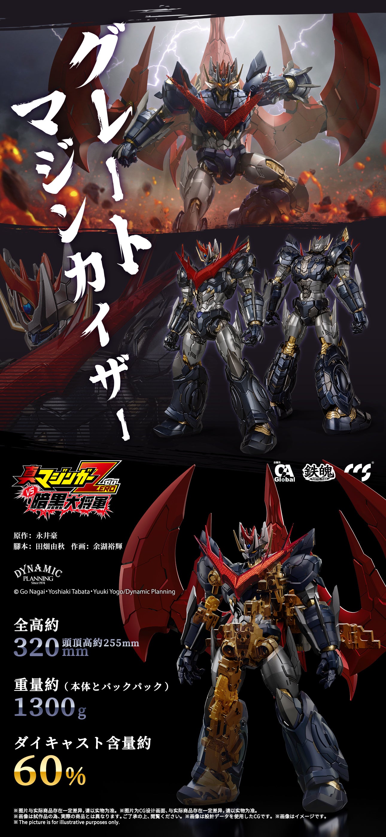 CCS Toys Mortal Mind Great Mazinkaiser Action Figure