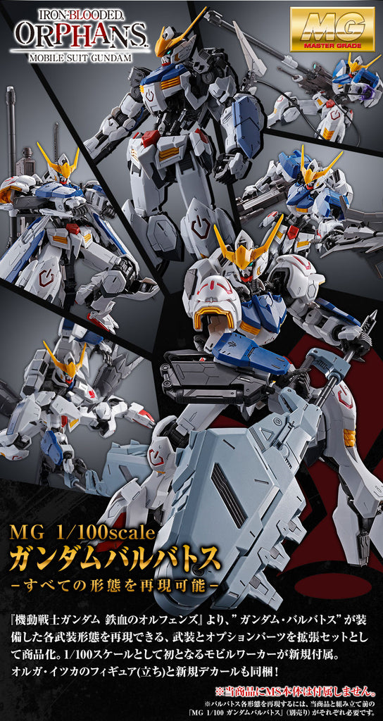 Bandai MG 1/100 Gundam Barbatos Expansion Parts Set