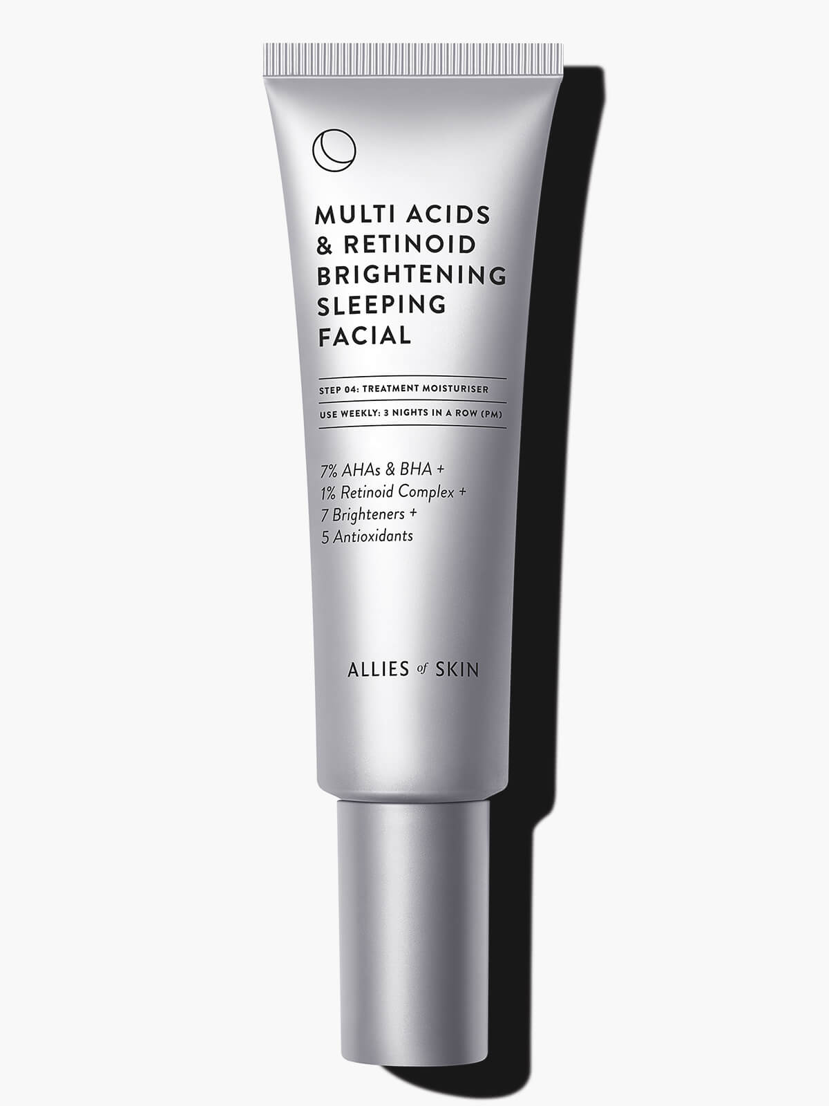 Allies of Skin Multi Acids & Retinoid Brightening Sleeping Facial, Overnight Mask, 1.7 fl oz