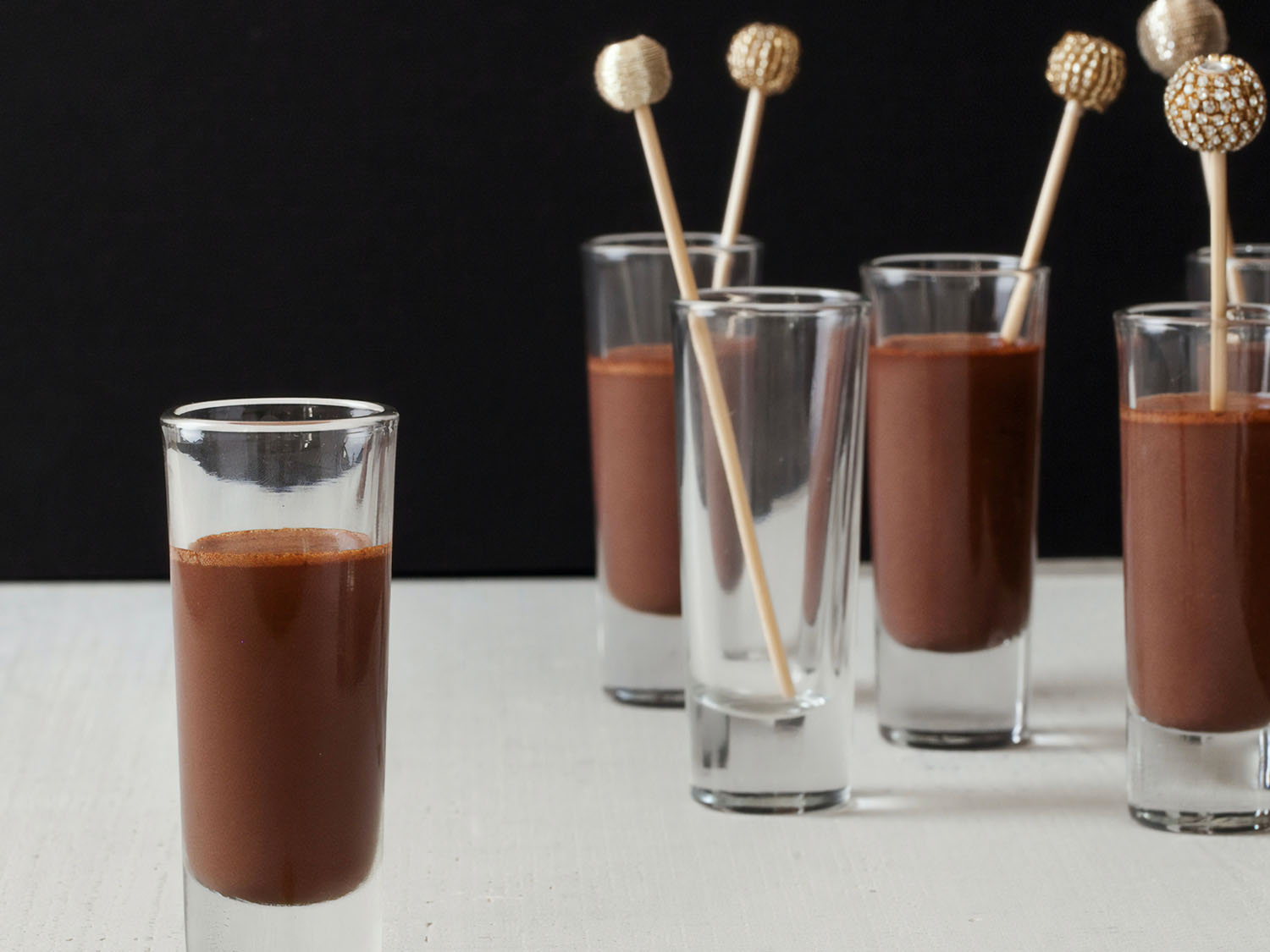 drinking peppermint chocolate made with Upright instant powdered oatmilk