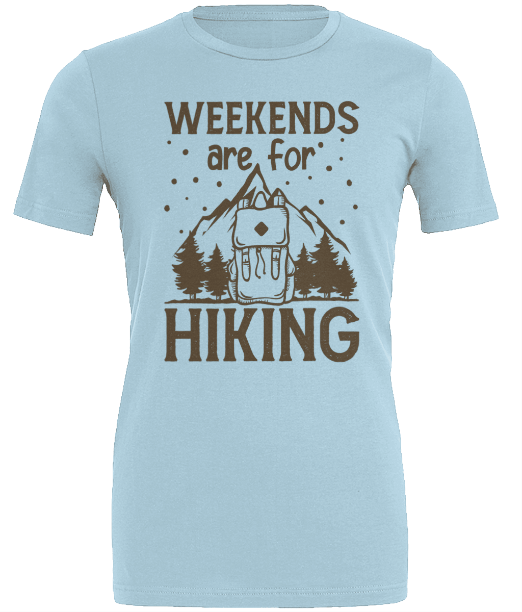 Weekends Are For Hiking T-Shirt Oxheys Trading