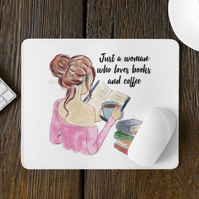 Books and Coffee Mousemat