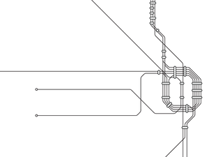 Chicago Subway Map Print Chicago Metro Map Poster Ilikemaps