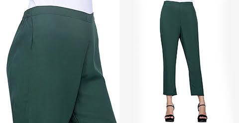 green plazo pant for women - Chique