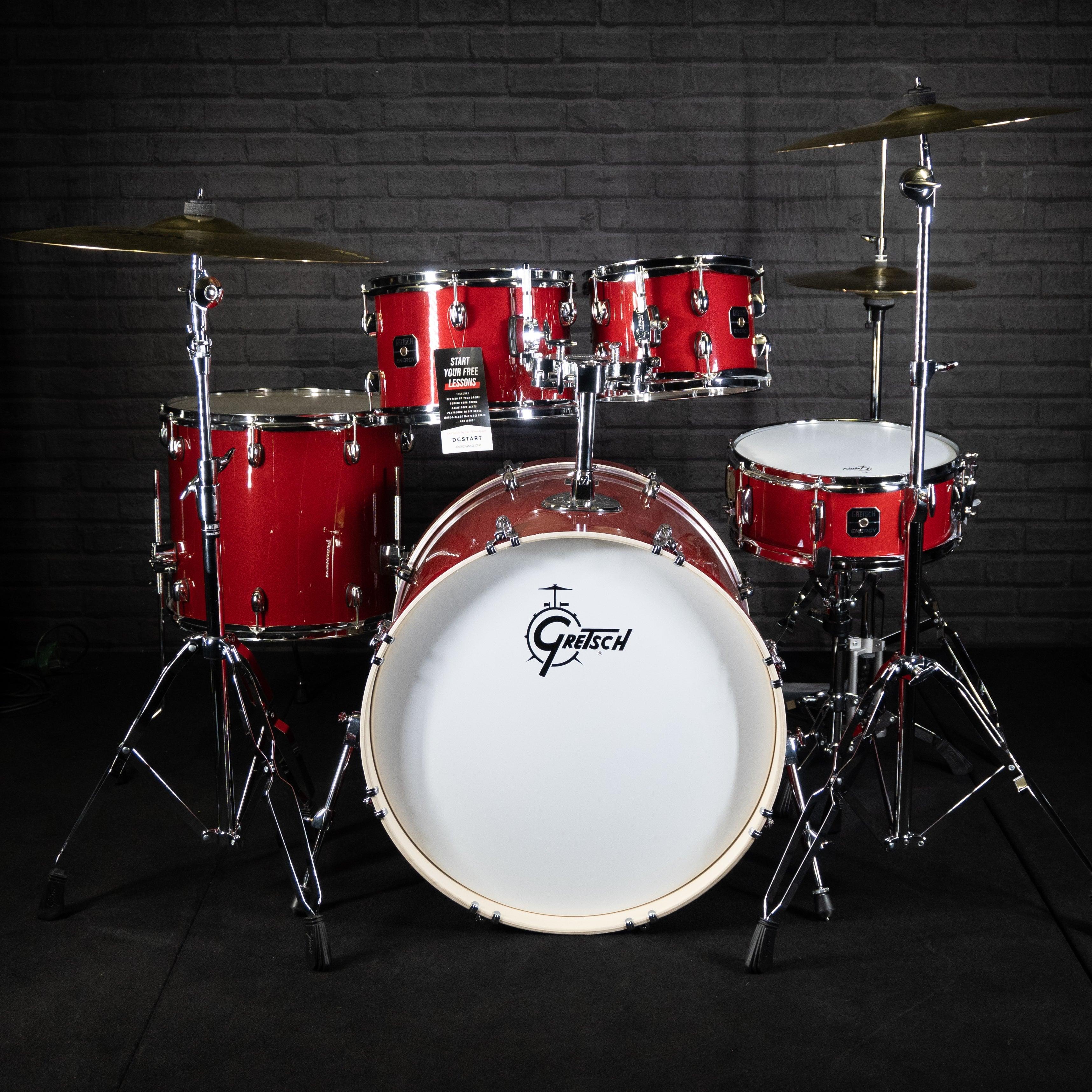 PDP Concept Maple Red To Black Sparkle Fade 5pc Drumkit freeshipping -  Impulse Music Co.