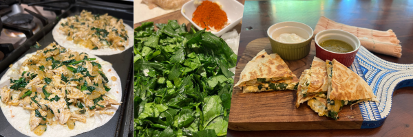 Cheesy Chicken and Spinach Quesadillas with a Flavorful Twist