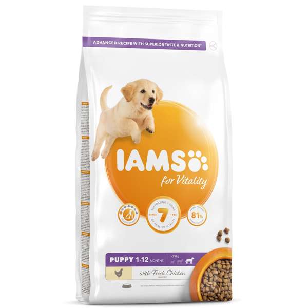 Iams large hot sale dog food